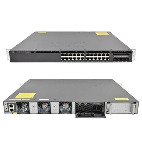 Cisco Catalyst WS C3650 24PS L 24 Port Gigabit PoE Switch 4 X SFP 2x