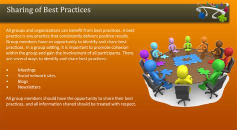 Sharing Of Best Practices Freshskills