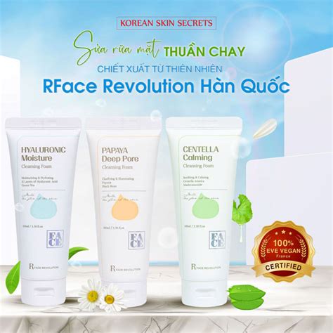 Sữa Rửa Mặt Thuần Chay Chiết Xuất Từ Thiên Nhiên Làm Sạch Da Rface