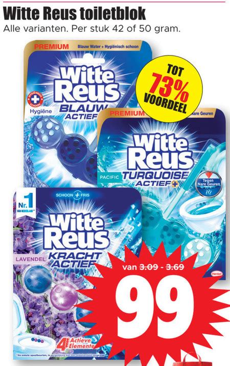 Witte Reus Toiletblok Folder Aanbieding Bij Dirk Details