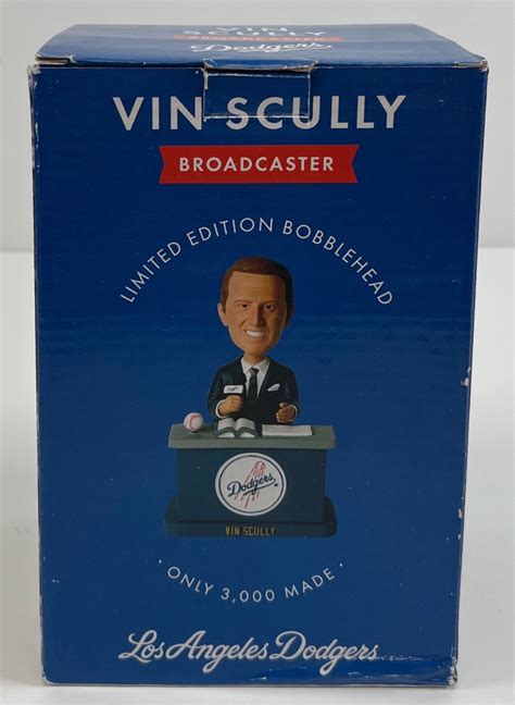 Lot Detail Vin Scully Signed Limited Edition Bobblehead Psa Dna