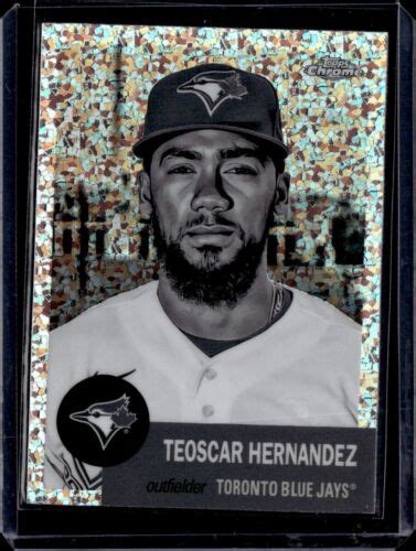 Topps Chrome Platinum Black White Mini Diamond Teoscar Hernandez