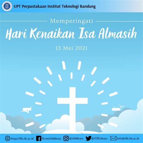 Selamat Memperingati Hari Kenaikan Isa Almasih Perpustakaan Itb