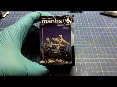 Open Box Review Of German Motorcycle Crew Wwii In Scale Mantis