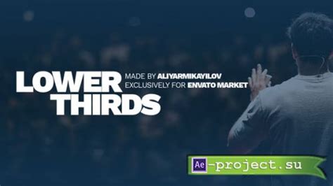 Videohive Modern Lower Thirds Project For After Effects