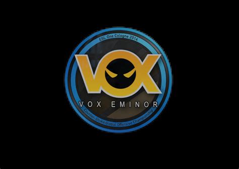 Sticker Vox Eminor Cologne Cs Go Cs Vpesports