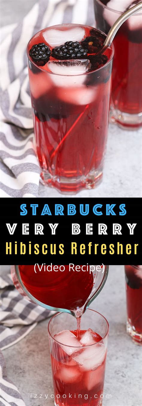 Starbucks Very Berry Hibiscus Refresher Copycat Recipe