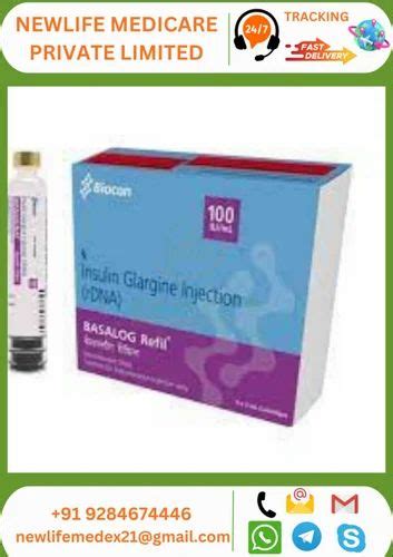 Insulin Glargine 100iu Ml Liquid Basalog Injection 100 For Personal