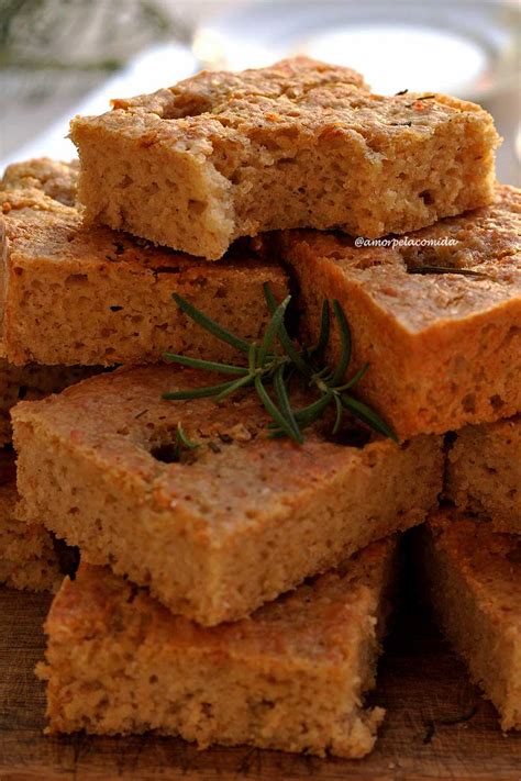 Focaccia Receita Italiana Sem Gl Ten Sem Leite Sem Ovo Vegana