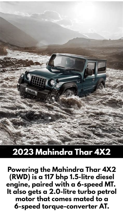 2023 Mahindra Thar 4x2 Launched Priced From Rs 9 99 Lakh Auto News