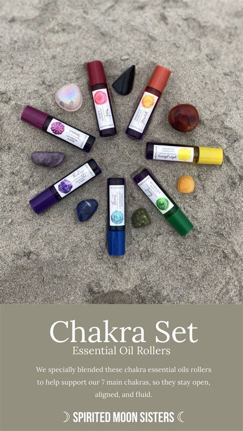 Chakra Essential Oil Set To Help Support And Balance The 7 Main Chakra