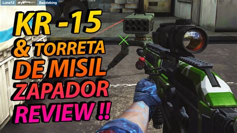 KR 15 Y Torreta De Misil ZAPADOR Modern Combat 5 YouTube