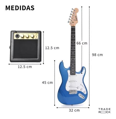 Guitarra Electrica Amplificador Tipo Stratocaster Accesorios Meses