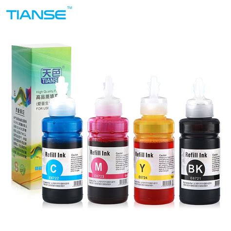 Tianse Refill Dye Ink Kit Ml Universal For Epson Printer Refillable