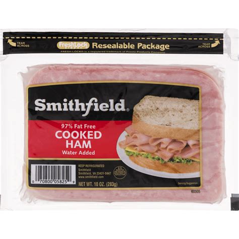 Smithfield Cooked Ham Packaged Hot Dogs Sausages And Lunch Meat