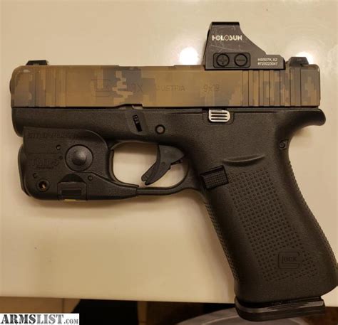 Armslist For Sale Custom Glock 43x With Holosun 507k