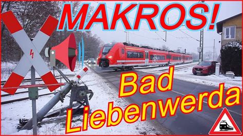 Mega MAKROS schallen durch Bad Liebenwerda Güterzug Action an defektem