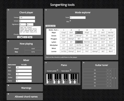 GitHub - jonathangjertsen/songwriting_tools: Webpage with songwriting tools