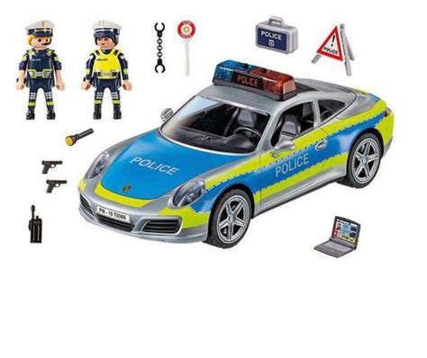 Playset Porsche Carrera S Police Playmobil Pcs Vivre