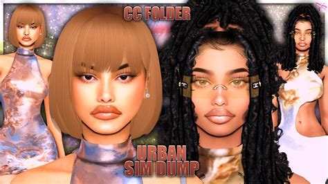 Urban Sim Dump 44💎 Cc And Sim Download Sims 4 Cas Youtube