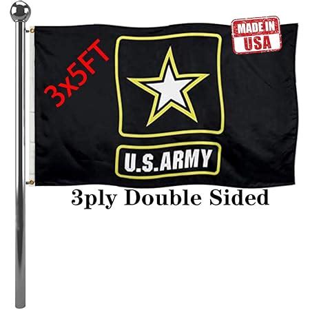 Amazon Jayus Black US Army Star Military Flags 3x5 Outdoor Double