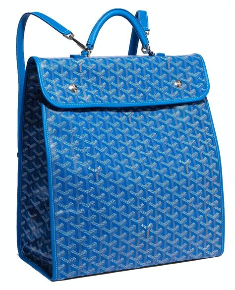 Goyard Saint Leger Sky Blue Backpack WHATS ON THE STAR