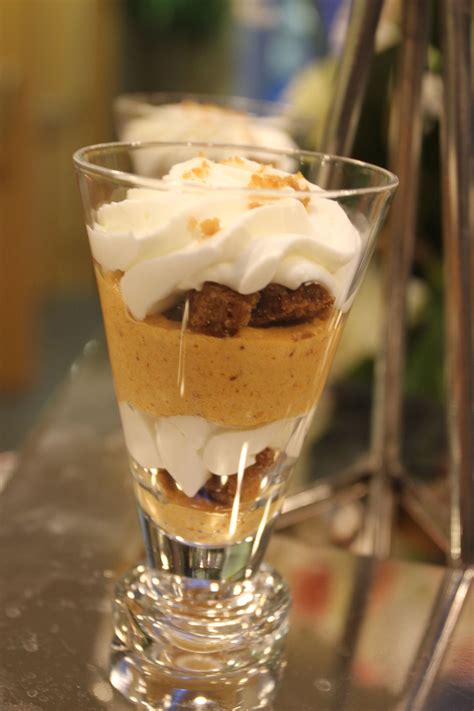 Pumpkin Mousse Shooter Pumpkin Mousse Food Desserts