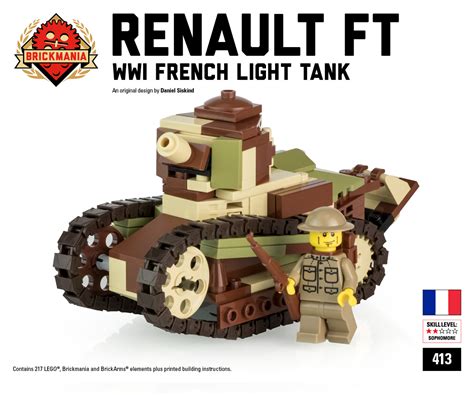 Renault FT - French Light Tank - Brickmania Toys