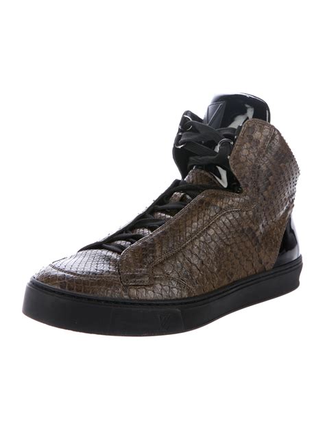 Louis Vuitton Speaker Snakeskin Sneakers - Brown Sneakers, Shoes
