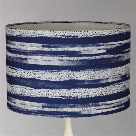 John Lewis And Partners Saltwater Stripe Lampshade Navy Ceiling Lamps Bedroom Ceiling Lamp Lamp