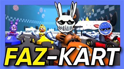 Mario Kart Mit FNAF Animatronics Faz Karts Racing Mit Crypto YouTube