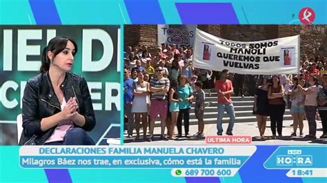 Qué siente la familia de Manuela Chavero tras las últimas