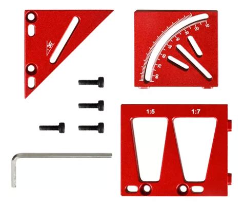 Regla Para Carpintería Regla De Ángulo 3d Transportador Envío gratis