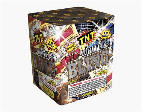 Large - Red White Boom Tnt Fireworks, HD Png Download , Transparent Png ...