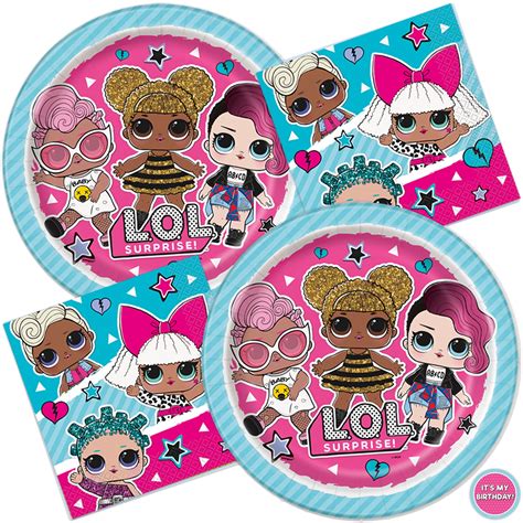 Lol Surprise Dolls Theme Birthday Party Decorations And Supplies For 16