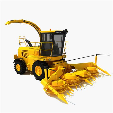 3d forage harvester model