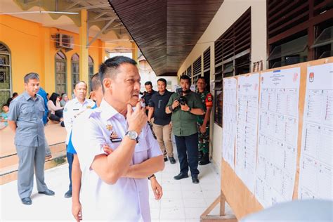 Didampingi OPD Pj Bupati Lakukan Monitoring Pelaksanaan Pemilu 2024