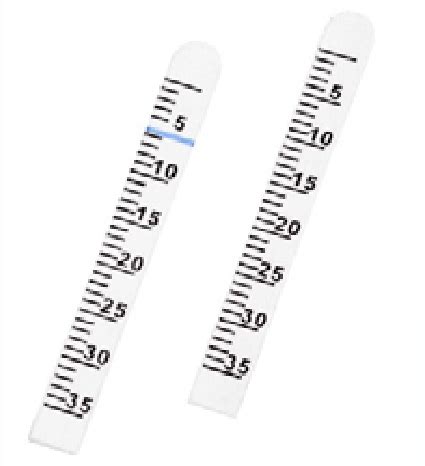 Tear test strips in Schirmer test. | Download Scientific Diagram