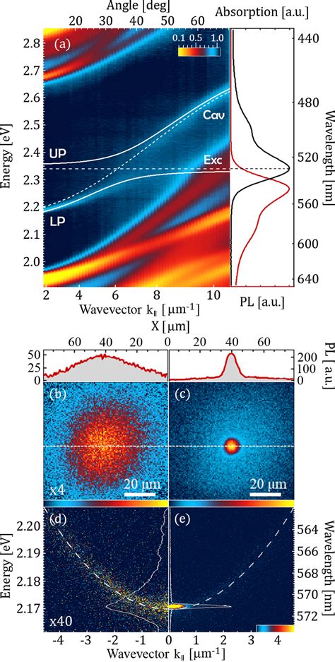 A Angularly Resolved Reflectivity Map Of The Microcavity Showing The