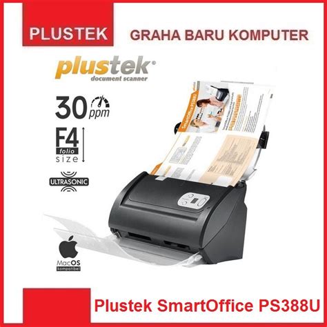 Jual Plustek SmartOffice PS388U Scanner Komputer Dokumen Otomatis ADF