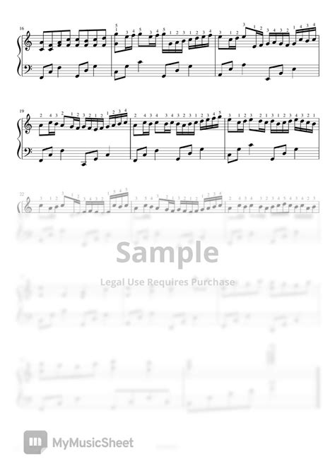 Pachelbel Canon In C Easy Version Sheets By Selah Piano