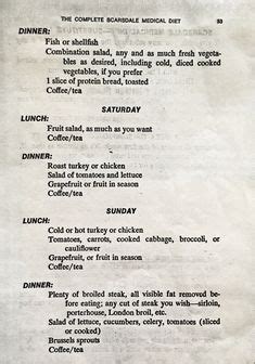 Scarsdale 14-day Diet (Page 3 of 4) Mayo Clinic Diet