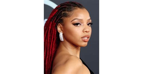 Chloe Baileys Red Locs At The 2021 American Music Awards Popsugar Beauty Uk Photo 3