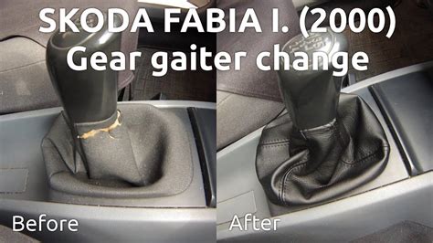 DIY How To Change Gear Gaiter Knob In Skoda Fabia I 2000