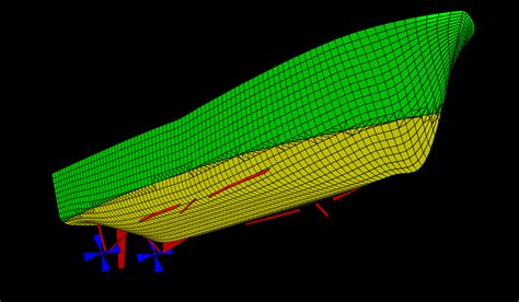 hull appendages  hydrodynamically superimposed  ship motion