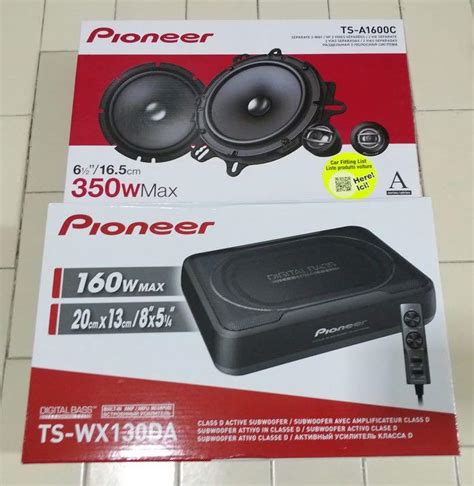 Pioneer Ts A C Components Speaker And Ts Wx Da Active Subwoofer