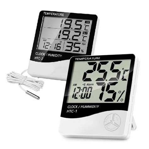 Htc 1 Htc 2 High Accuracy Electronic Digital Temperature Humidity Thermo Hygrometer Thermometer