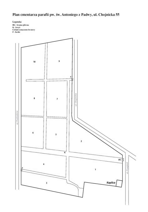 Cmentarz Parafii Pw W Antoniego Z Padwy Ul Chojnicka Cmentarze