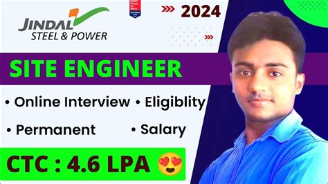 Jindal Steel Power Recruitment 2024 Diploma CTC 4 6 LPA