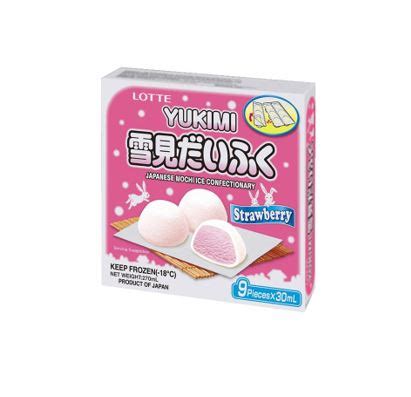 Lotte Yukimi Strawberry Mochi Ice Cream – Hungry Ninja